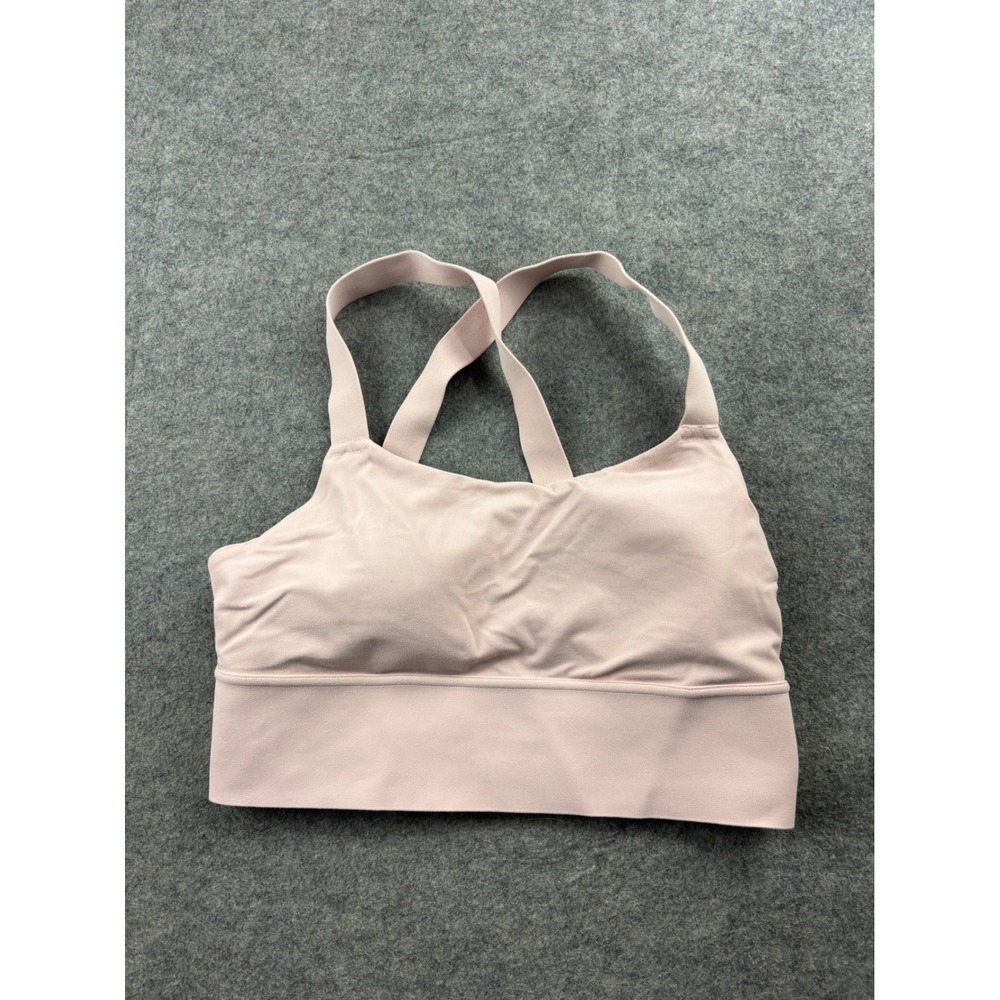 Athleta Solace Bra‎ Pink Crisscross Strappy Sports Bra Women Small Yoga Pilates